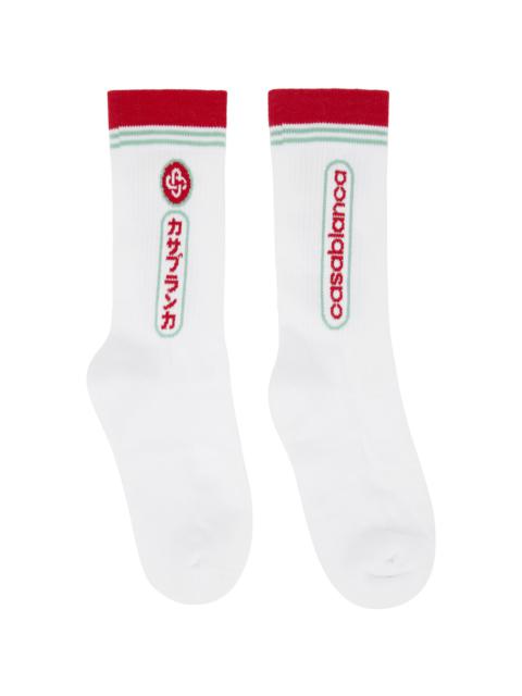 White Fuji Dream Socks