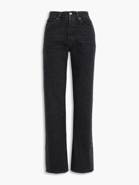 FRAME The Vertical high-rise straight-leg jeans