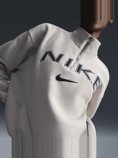 Nike Nike Sportswear Phoenix Fleece Women's Oversized 1/4-Zip Logo Top