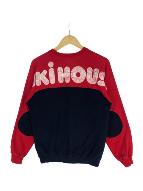 Other Designers Vintage - Mikihouse Mickey Mouse Colourblock Sweatshirt Crewneck