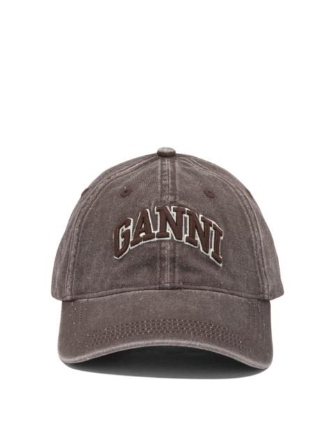 GANNI Ganni Washed Effect Baseball Cap