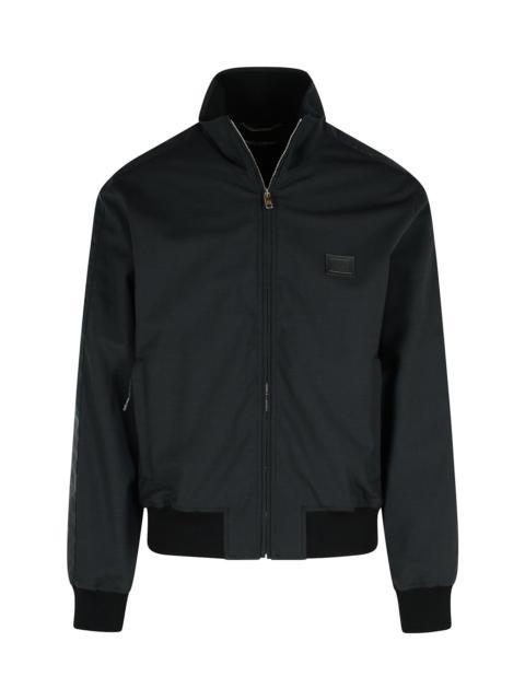 Dolce & Gabbana Black Wool Blend Jacket