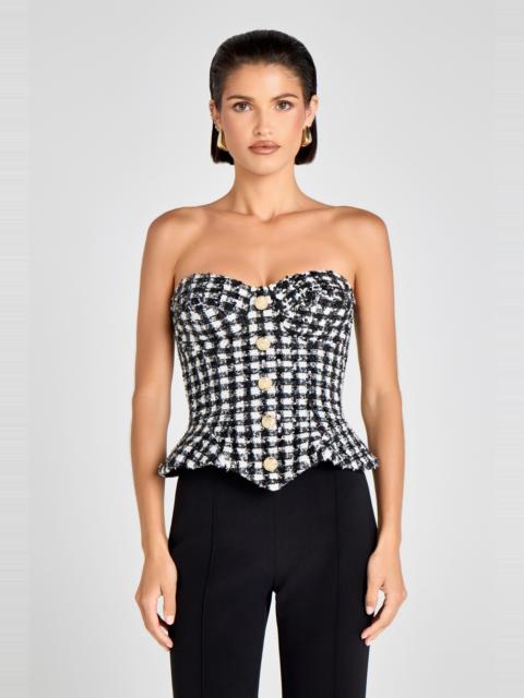 NADINE MERABI Maya Check Top