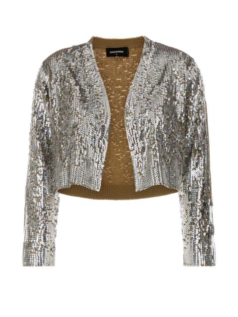 DSQUARED2 Dsquared Women Embellished Wool Cardigan