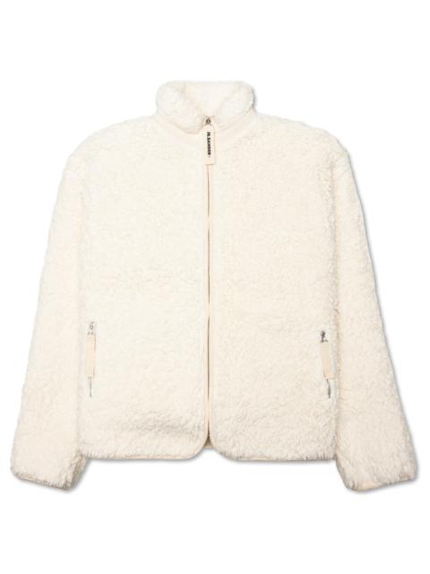 Jil Sander ZIP-UP SWEATSHIRT - EGGSHELL
