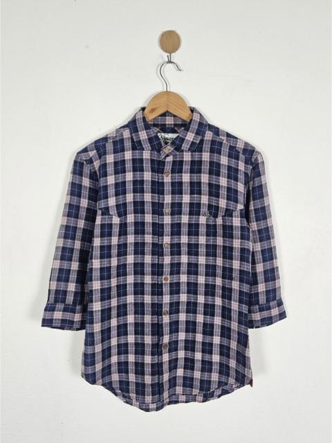 Vivienne Westwood Vivienne Westwood Man Linen checkered shirt