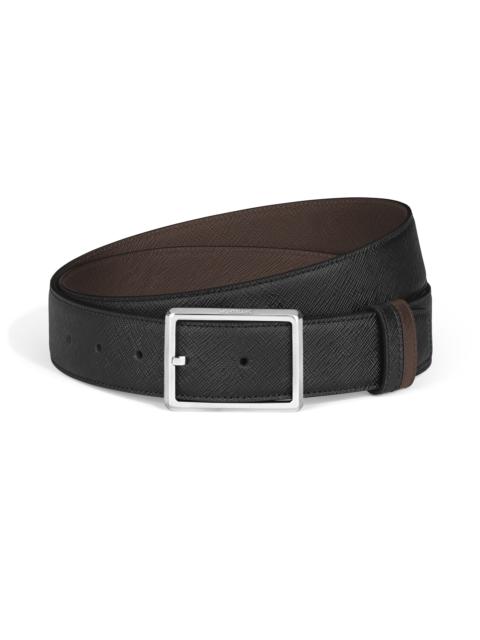 Montblanc RECTANGULAR 35 MM REVERSIBLE BELT IN SARTORIAL LEATHER