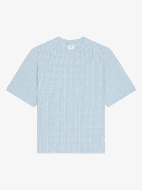 Givenchy Givenchy Blue 4G Towelling T-Shirt