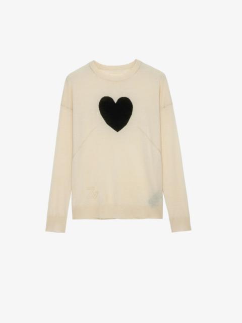 Zadig & Voltaire Gaby Heart Intarsia Sweater