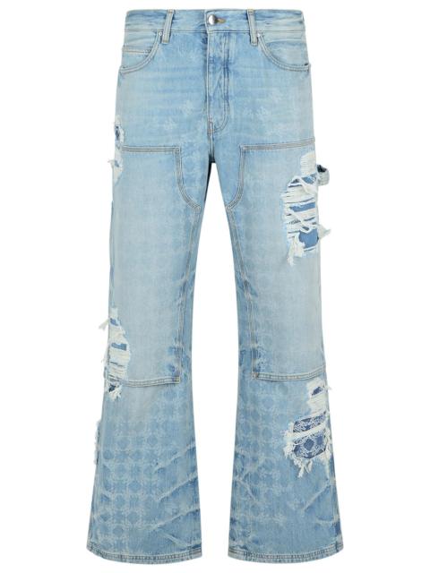 AMIRI Amiri Carpenter Light Blue Cotton Jeans