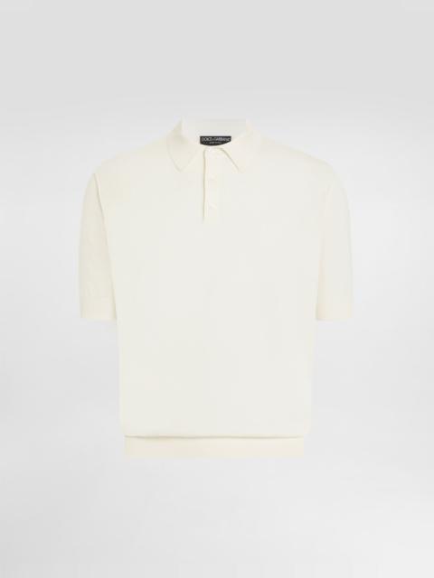 Dolce & Gabbana Fine-gauge cashmere polo shirt