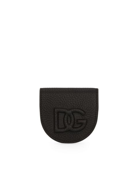Dolce & Gabbana logo-embossed coin pouch
