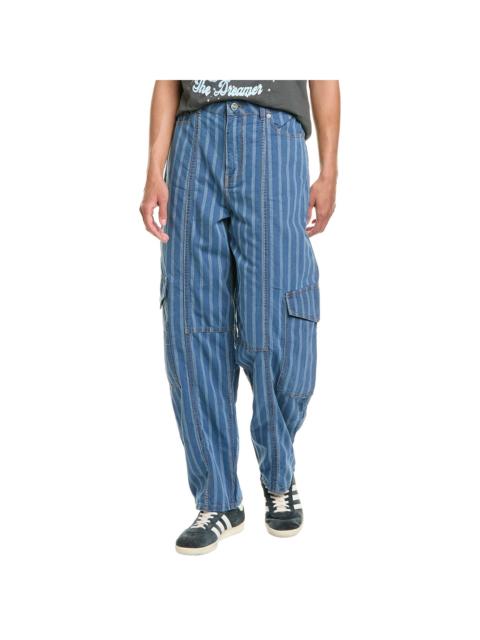 GANNI GANNI Light Stripe Denim Cargo Pant