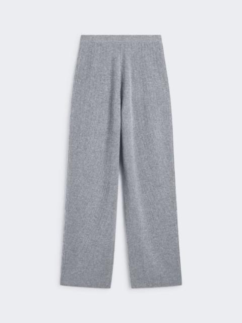 Sportmax Cashmere-blend trousers - MEDIUM GREY
