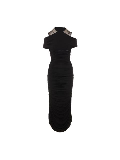 Marine Serre Marine Serre Women Asymmetrical Knee Lenghth Dress With Moon Detail