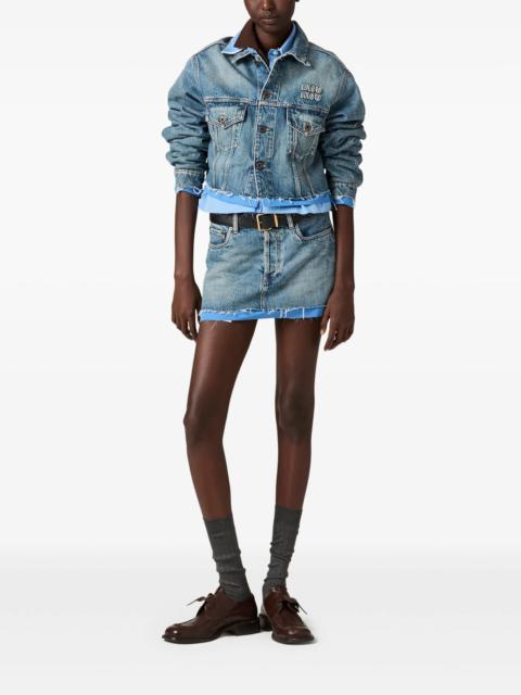 Miu Miu MIU MIU - Women Denim Cropped Jacket