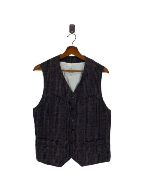 Other Designers VINTAGE HONNETE VETEMENTS DE TRAVAILS TARTAN VEST