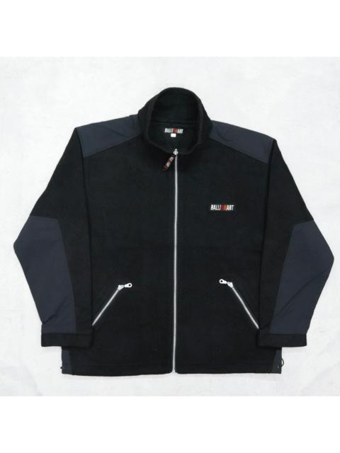 Other Designers Vintage - MITSUBISHI RALLIART Mini Logo Bomber Polar Fleece Jacket