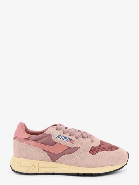 AUTRY Autry Reelwind Low Mesh And Suede Sneakers With Side Logo