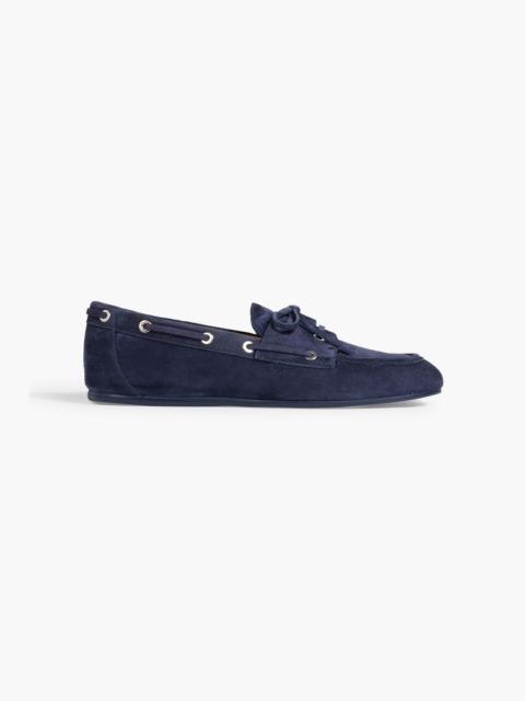 Stuart Weitzman Tinsley suede boat shoes