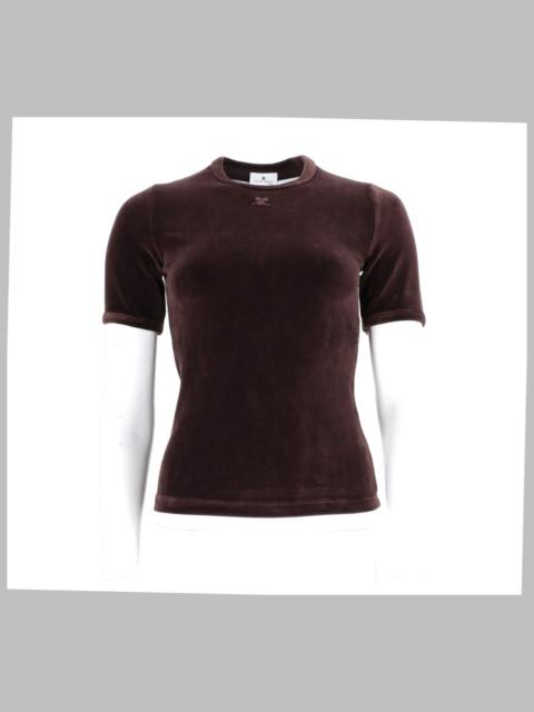 courrèges Courreges Women T-Shirt In Velluto