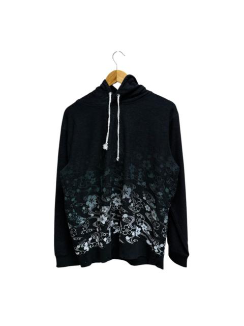 Other Designers Japanese Brand - Japanese Sakura Overprint Pullover Sweater Hoodie