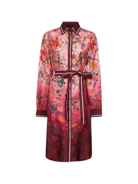 GUCCI Printed silk dress