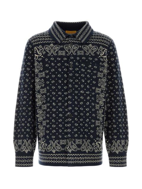 GUEST IN RESIDENCE Guest In Residence Men Embroidered Cashmere Wild Rag Shirt