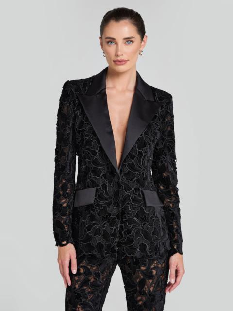 NADINE MERABI Valia Black Blazer