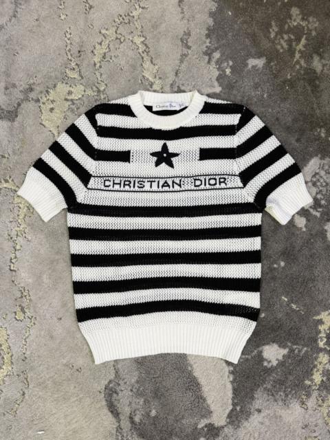 Dior CHRISTIAN DIOR STRIPED KNITWEAR SWEATER