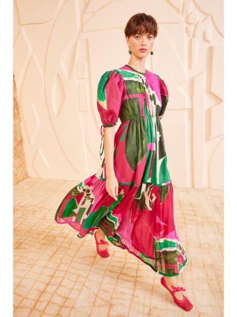 ULLA JOHNSON Collage Dress