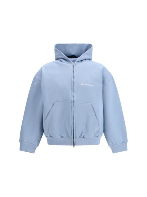 BALENCIAGA Balenciaga Men Back Zip-Up Hoodie