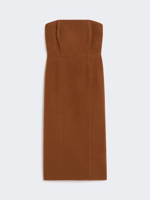 Max Mara LIBBRA Wool and cashmere bustier dress