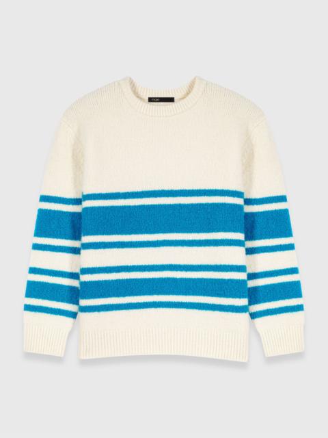 maje Oversized wool-blend sweater