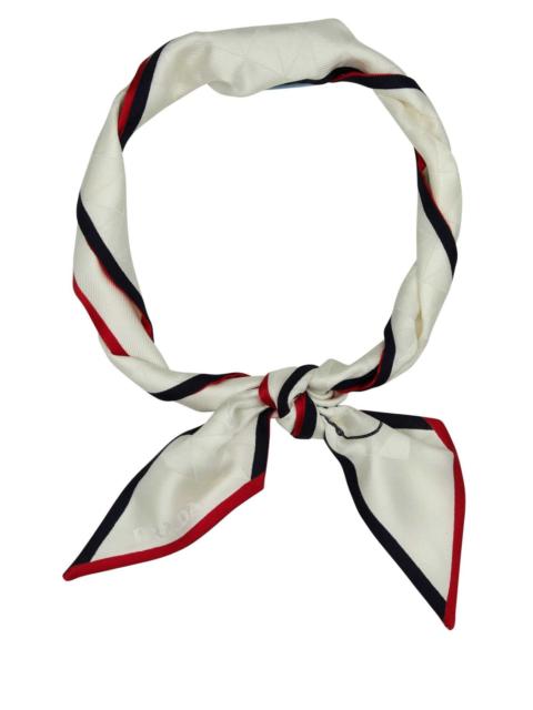 Prada Prada Women Ivory Silk Foulard