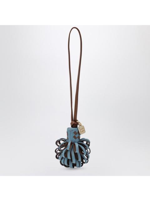 Miu Miu Miu Miu Blue/Brown Nappa Leather Charm Women