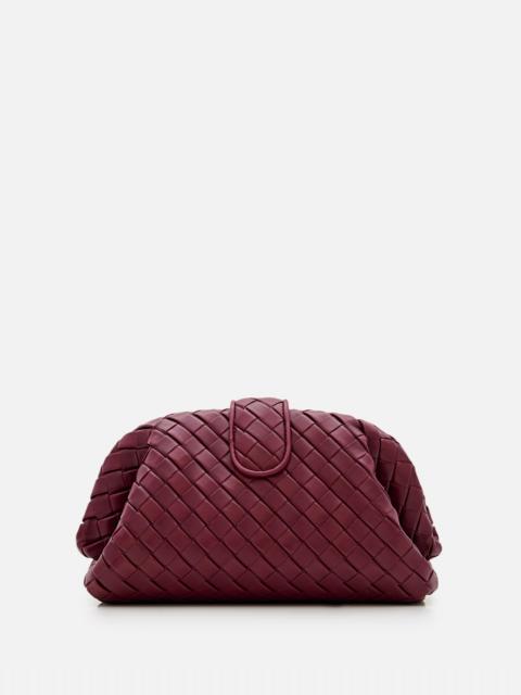 Bottega Veneta LAUREN LEATHER CLUTCH W/CHAIN