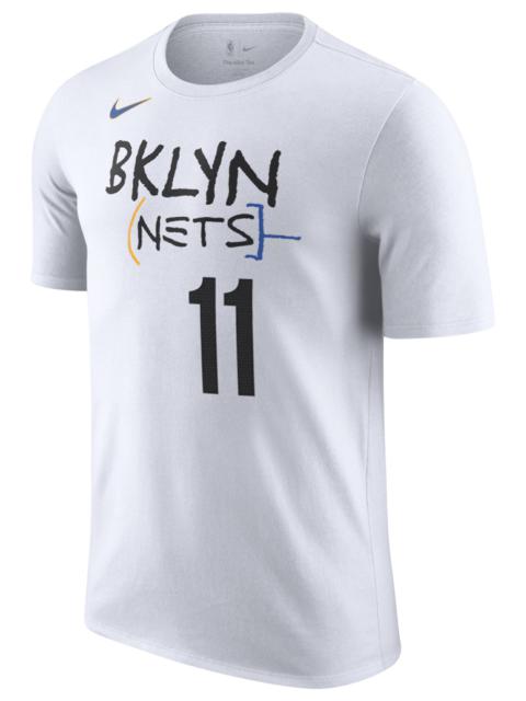 Nike Nike Mens Kyrie Irving Nike Nets City Edition Name & Number T-Shirt