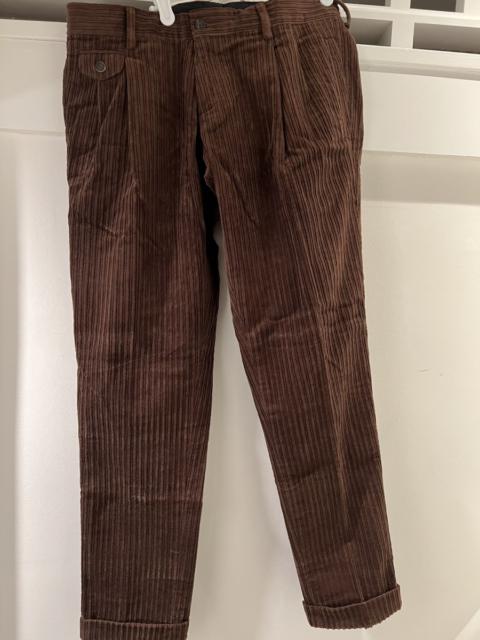 Dolce & Gabbana Curduroy pants - Chestnut brown