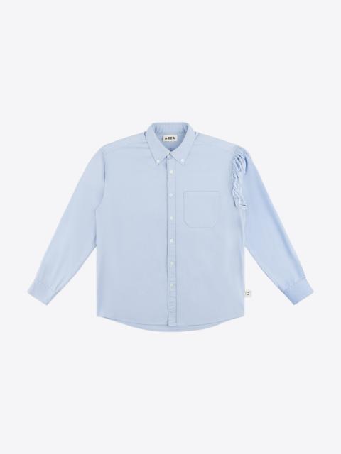 AREA DECONSTRUCTED SATIN OXFORD SHIRT