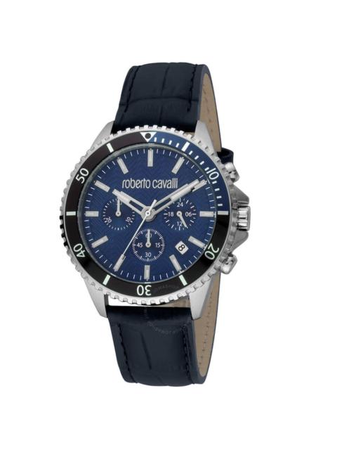 Roberto Cavalli Roberto Cavalli Fashion Watch Chronograph Quartz Blue Dial Men's Watch RC5G049L0025