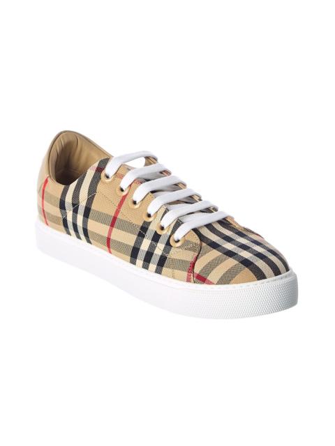 Burberry Burberry Vintage Check Canvas Sneaker