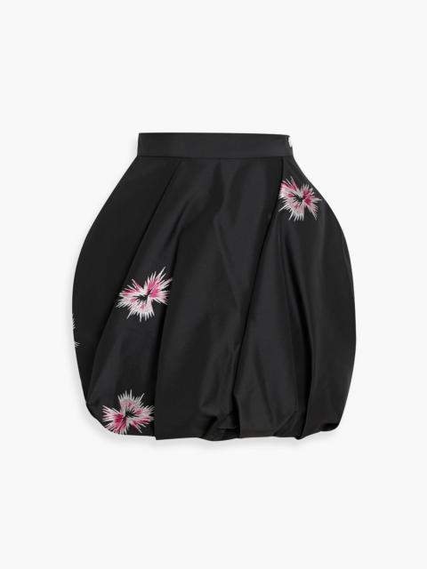 PUCCI Embroidered taffeta mini skirt