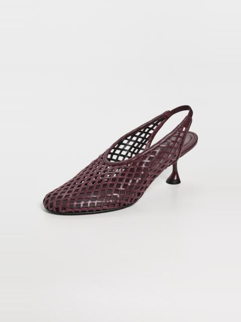 Proenza Schouler Tee Perforated Slingback Pumps In Nappa