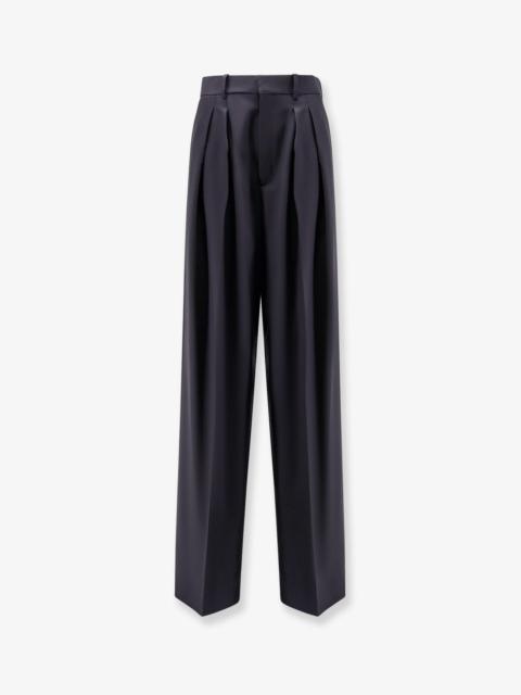 SAINT LAURENT Saint Laurent Certified Wool Trousers With Wide Leg