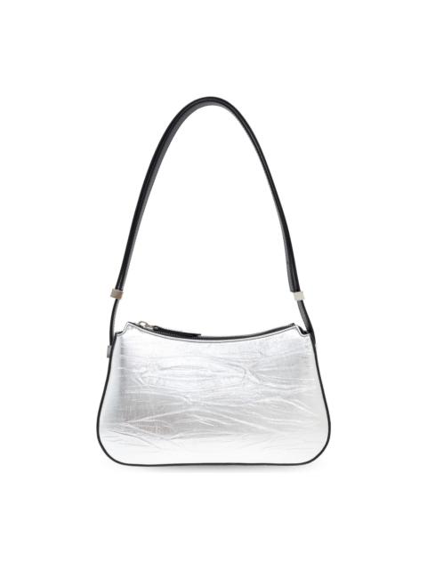 Metallic Zipped Shoulder Bag