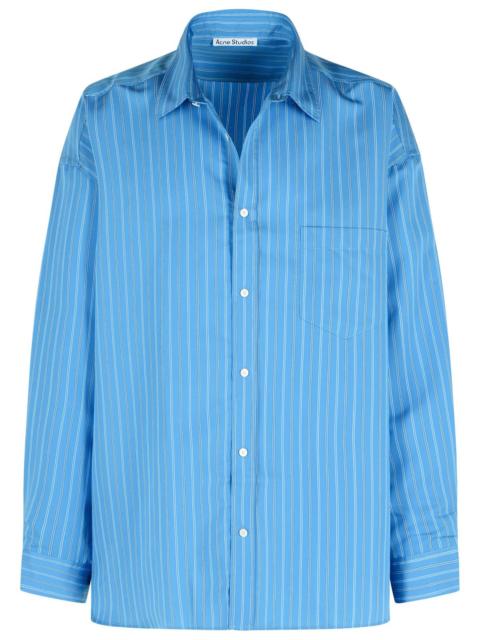 Acne Studios Acne Studios Light Blue Lyocell Blend Shirt Men