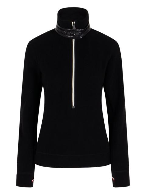 Moncler Grenoble zip-up high-neck sweater