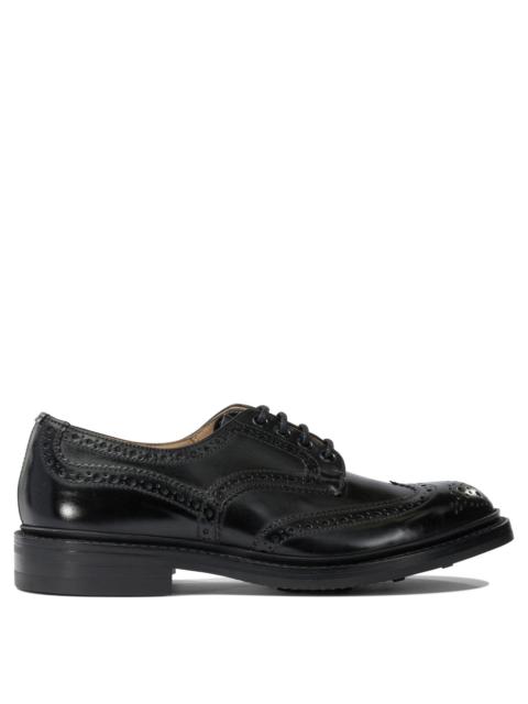 Tricker's Tricker'S Bourton Derby Black Leather Men Shoes
