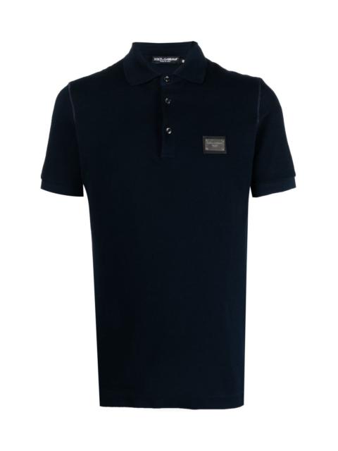 Dolce & Gabbana Logo cotton polo shirt